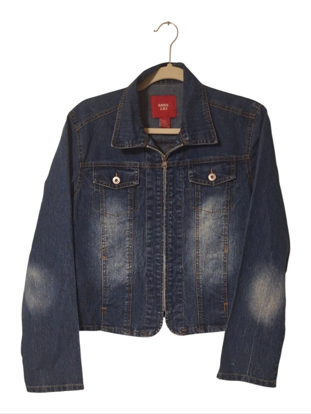 Miss Lili L Zip Jean Jacket